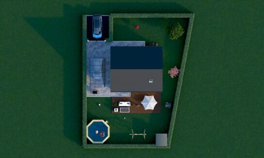 Terrain 400 m² et maison de 90 m²