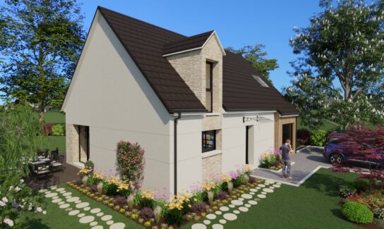 Maison 4 chambres 135m² + garage sur 450m² de terrain Bourg-AChard centre